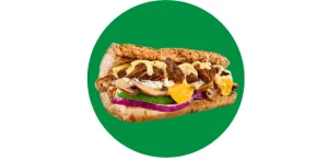 beef and mushroom melt subs