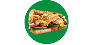 chicken and mushroom melt subs