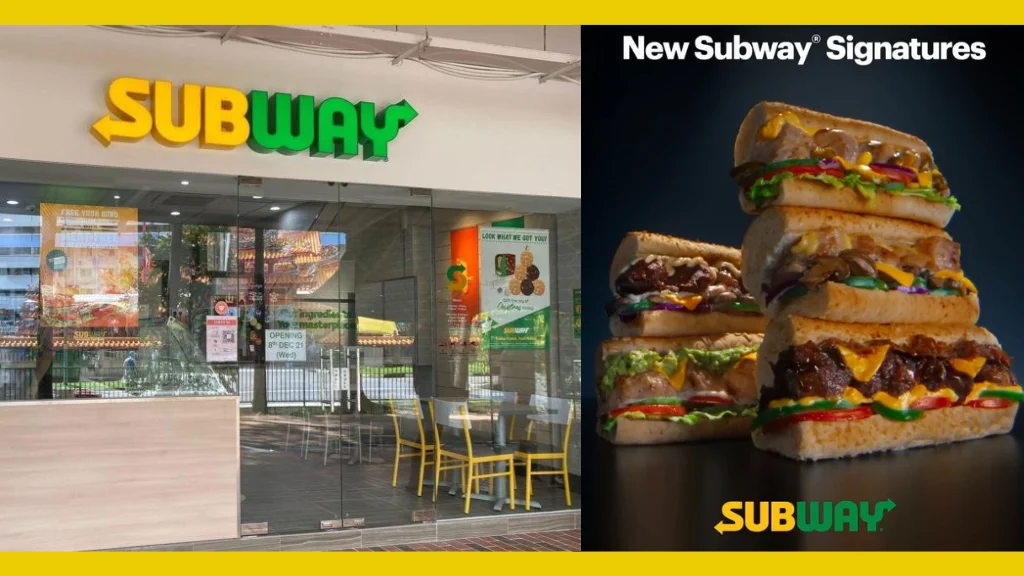 subway signature subs promotional banner